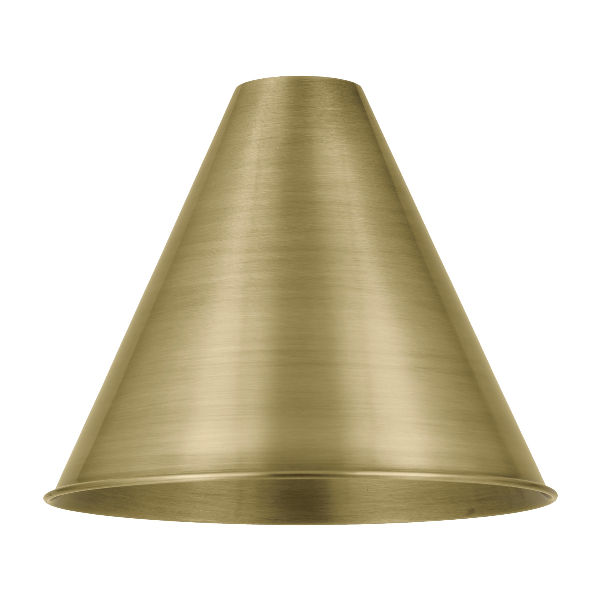 Ballston Metal Shade Antique Brass Steel