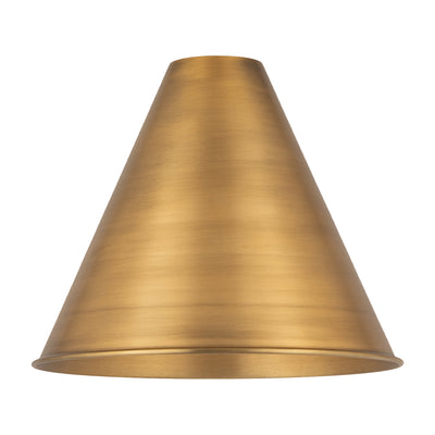 Ballston Metal Shade Antique Brass Steel