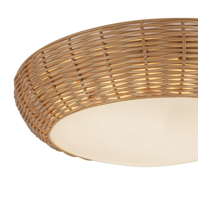 Merida 14-in Steel Flush Mount