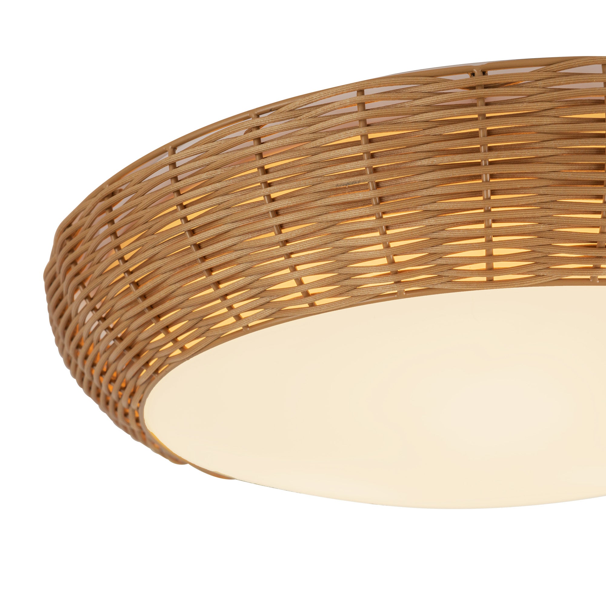 Merida 17-in Steel Flush Mount