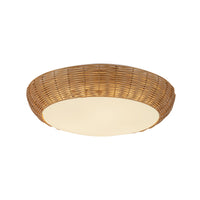 Merida 17-in Steel Flush Mount