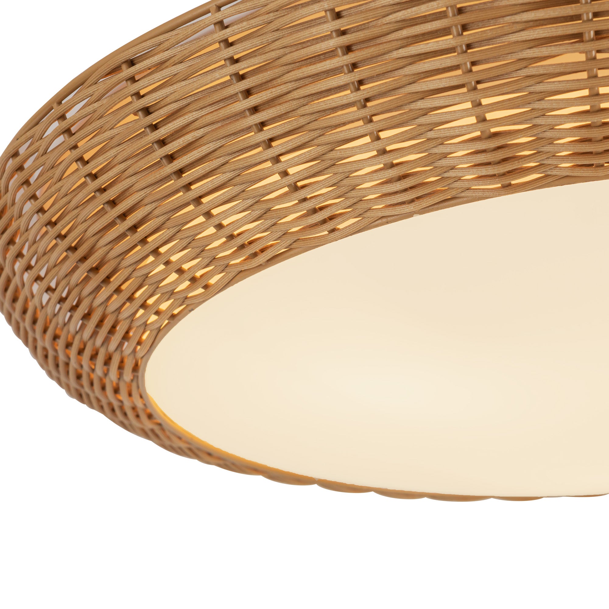 Merida 21-in Steel Flush Mount