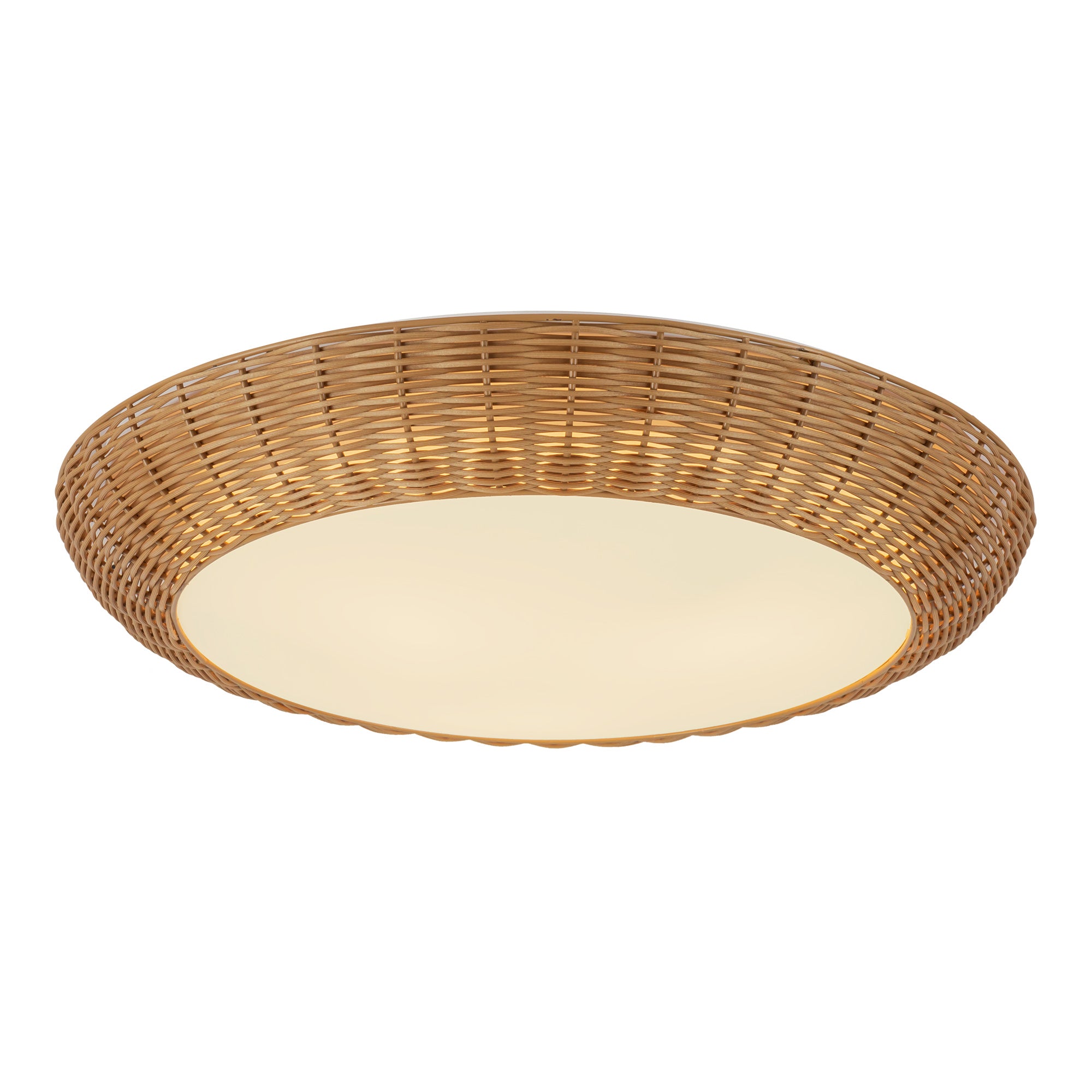 Merida 21-in Steel Flush Mount