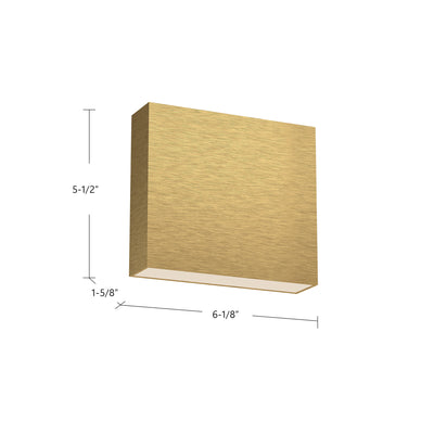 Mica 6-in Steel Wall Light