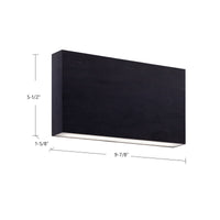 Mica 10-in Aluminum Wall Light