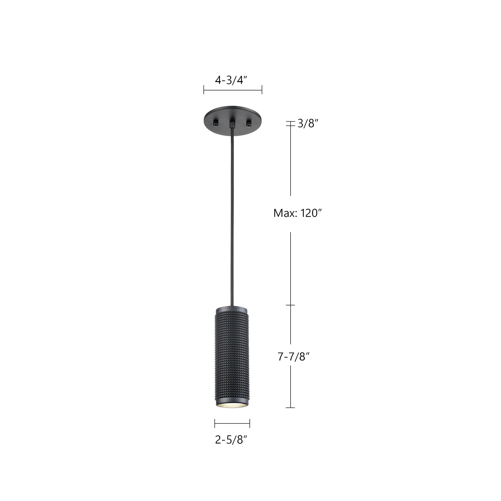 Micro 3-in Aluminum Pendant
