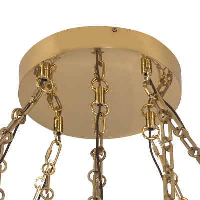 Mineral 5-Light Steel Chandelier