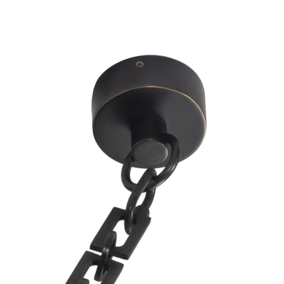 Mineral 5-Light Steel Chandelier