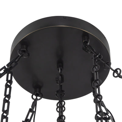 Mineral 5-Light Steel Chandelier