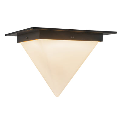 Mineral 11-in Brass Triangular Flush Mount