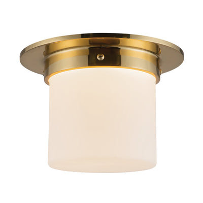 Mineral 8-in Brass Flush Mount