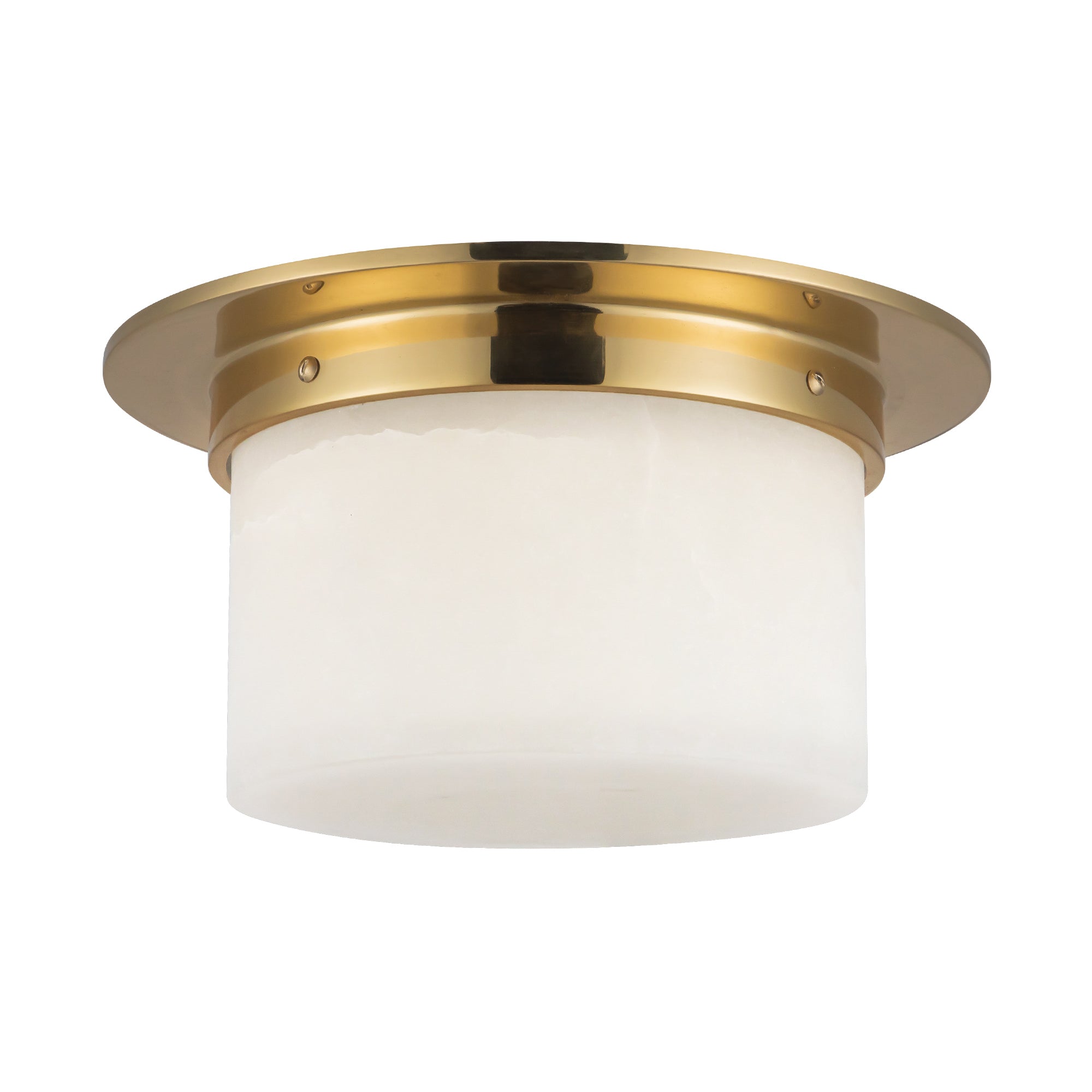 Mineral 11-in Brass Flush Mount