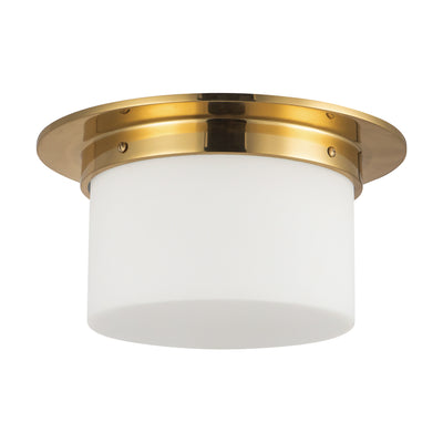 Mineral 11-in Brass Flush Mount