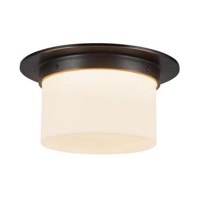 Mineral 11-in Brass Flush Mount