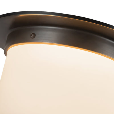 Mineral 11-in Brass Flush Mount
