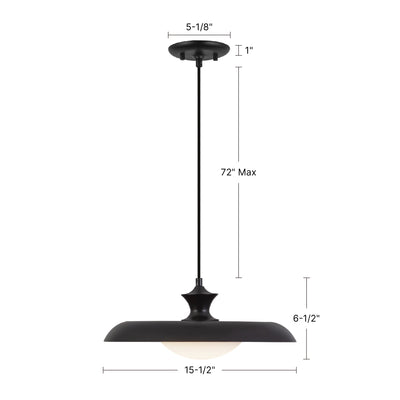 Minori 15-in Steel Pendant