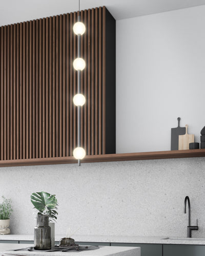 Misaki 40-in Aluminum Pendant