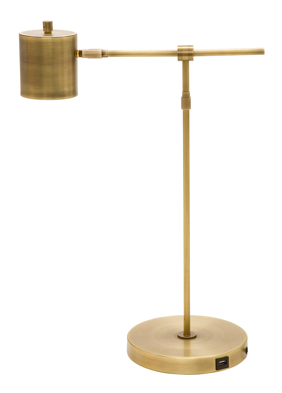 22-inch Morris Antique Brass Table Lamp