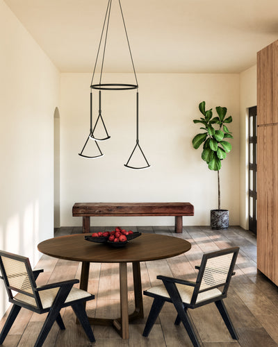 Mobil 27-in Aluminum Chandelier