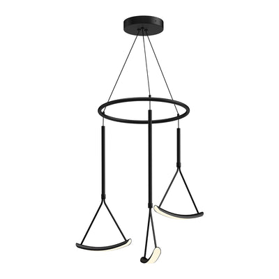 Mobil 27-in Aluminum Chandelier