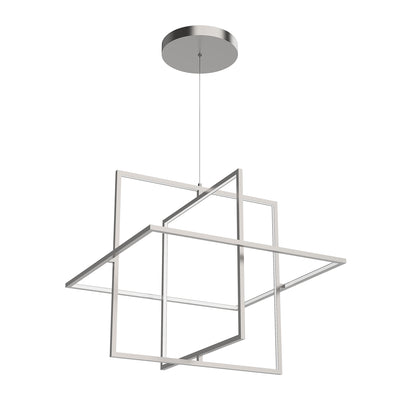 Mondrian 28-in Aluminum Pendant