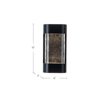 Moondew 12-in Aluminum Outdoor Wall Sconce