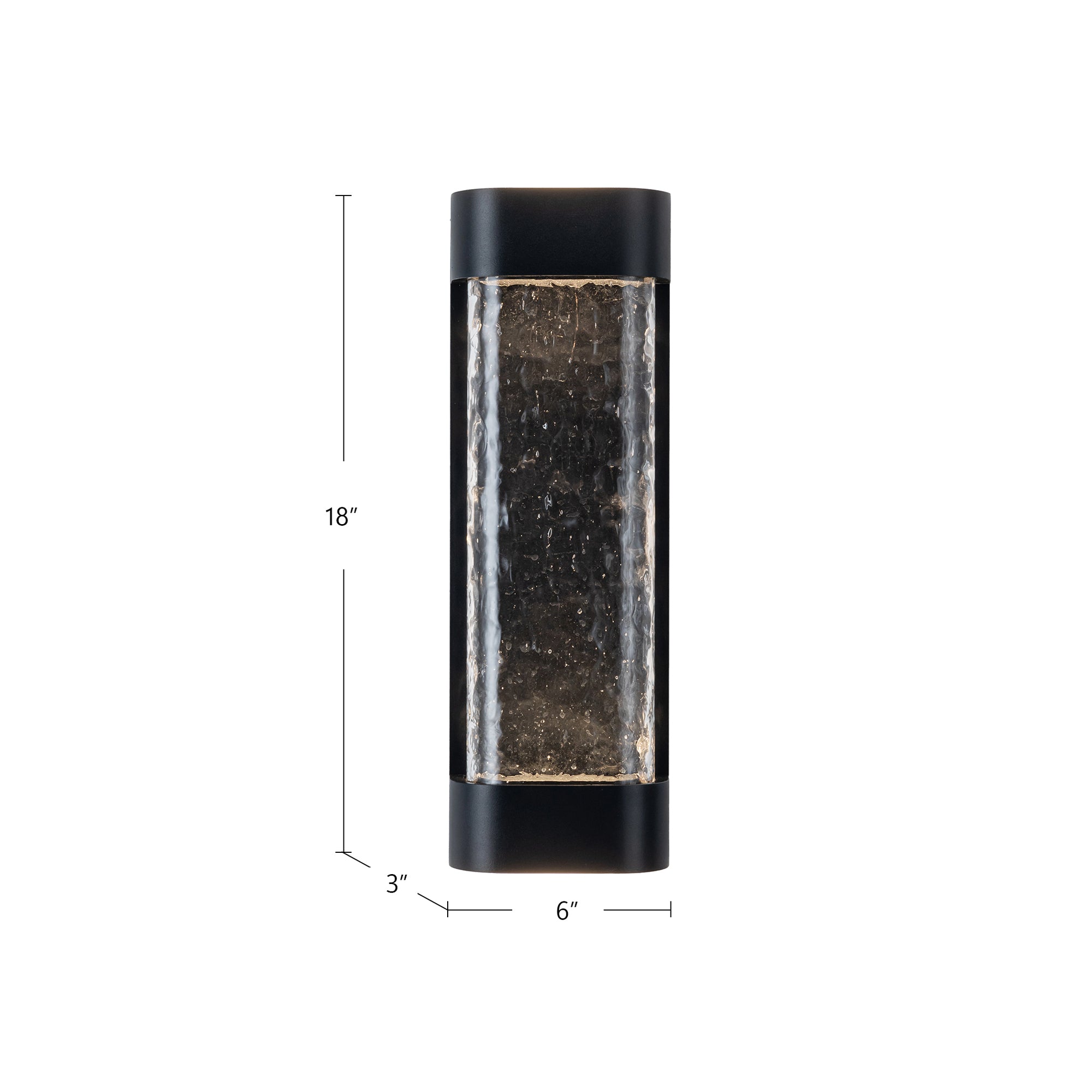 Moondew 18-in Aluminum Outdoor Wall Sconce