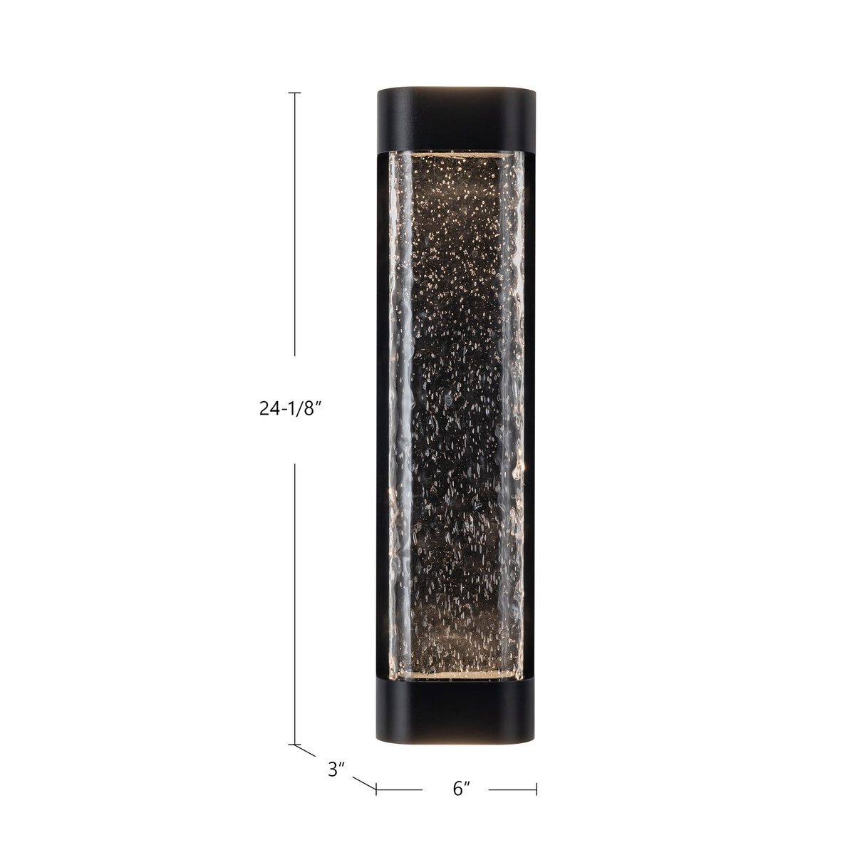Moondew 24-in Aluminum Outdoor Wall Sconce
