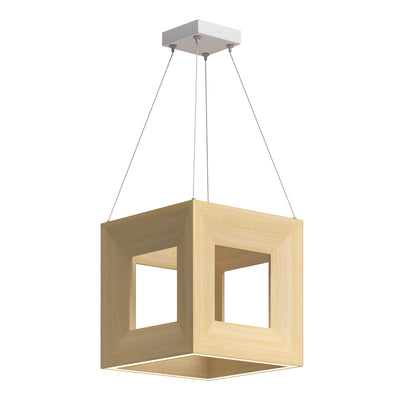 Morina 12-in Dimmable LED Geometric Pendant
