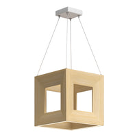 Morina 12-in Dimmable LED Geometric Pendant