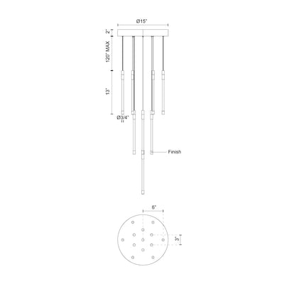 Motif 13-in 3 Light Dimmable LED Multi