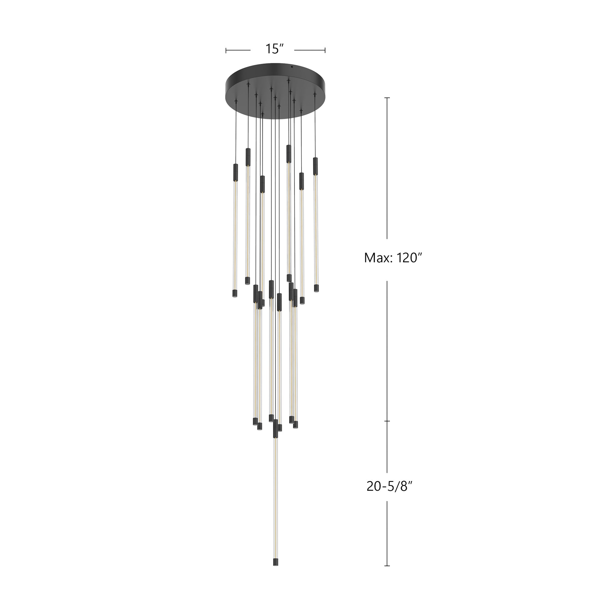 Motif 21-in 13 Light Dimmable LED Multi