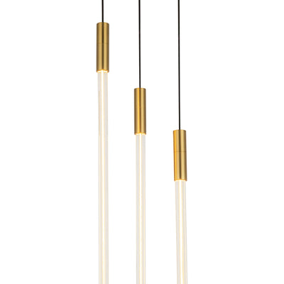 Motif 21-in Dimmable LED Multi-Light Pendant