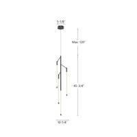 Motif 46-in Aluminum Pendant