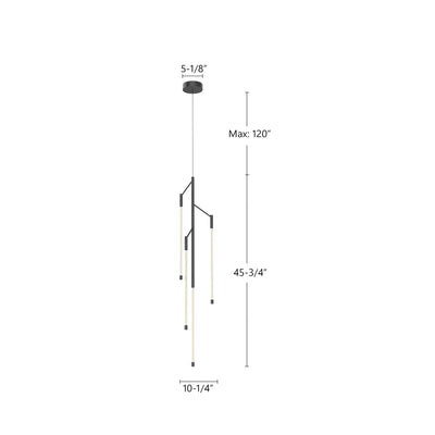 Motif 46-in Aluminum Pendant