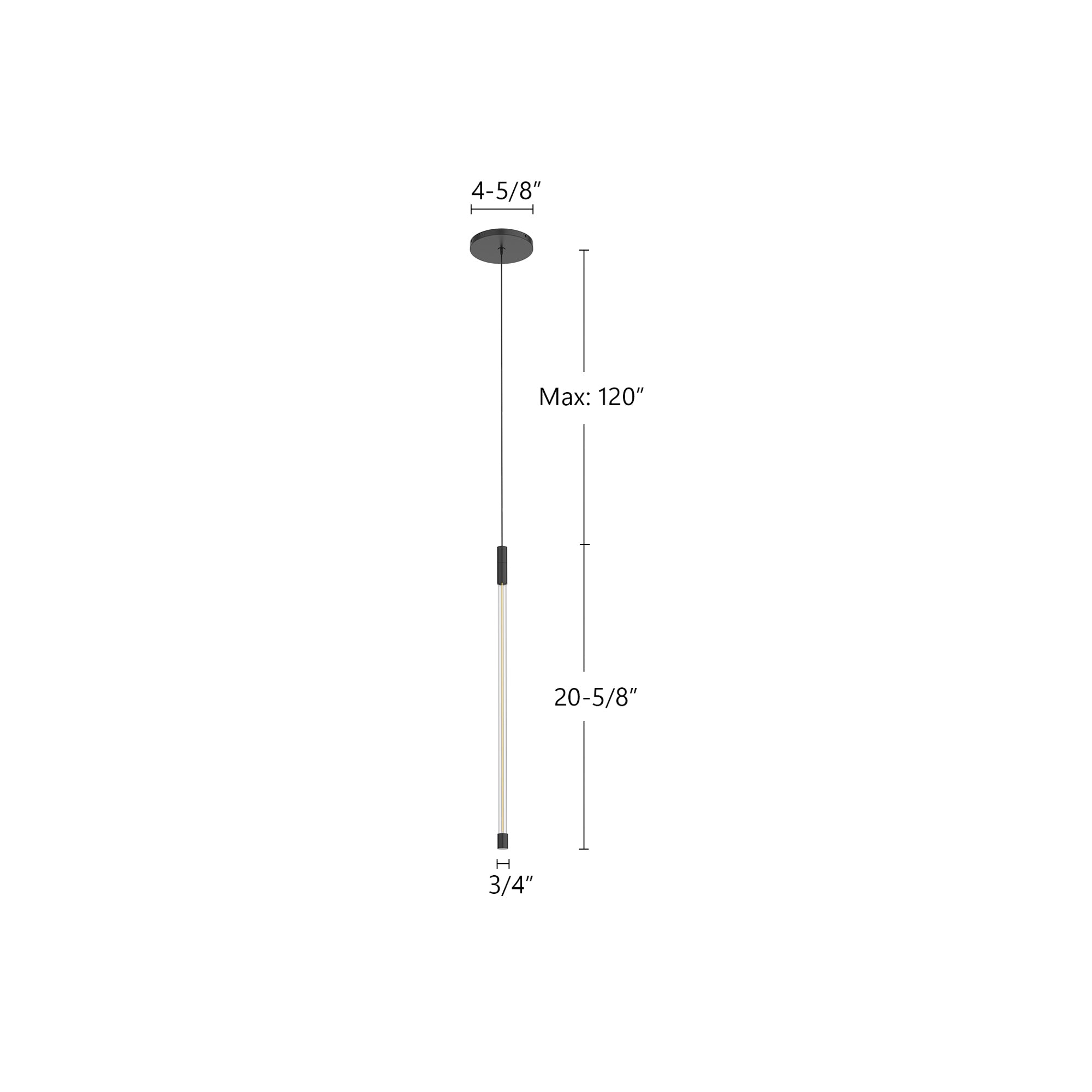 Motif 21-in Aluminum Pendant