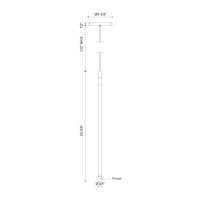 Motif 21-in Aluminum Pendant