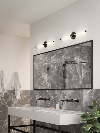 Motif 26-in Aluminum Wall Sconce
