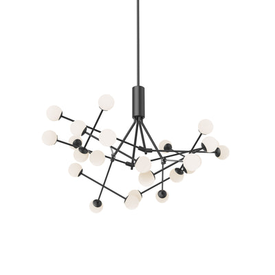 Moto 39-in Aluminum Chandelier
