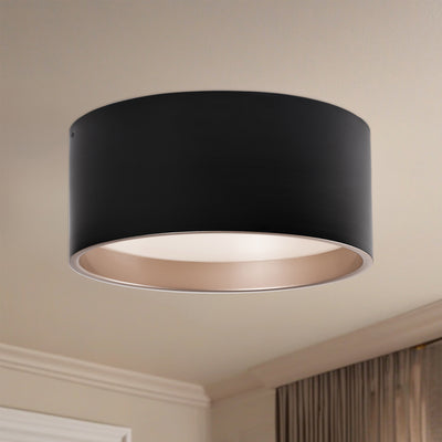 Mousinni 18-in Steel Flush Mount