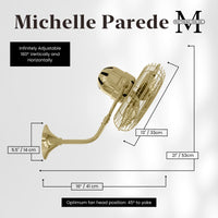 13-Inch Michelle Parede Directional Wall Fan