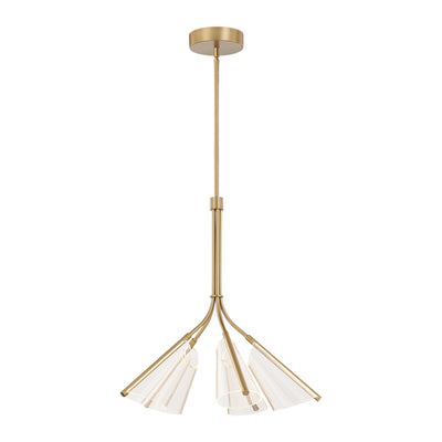 Mulberry 28-in Aluminum Chandelier