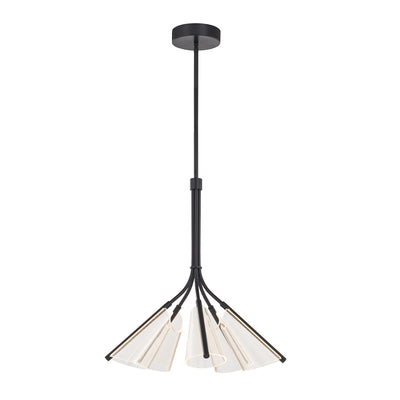 Mulberry 28-in Aluminum Chandelier