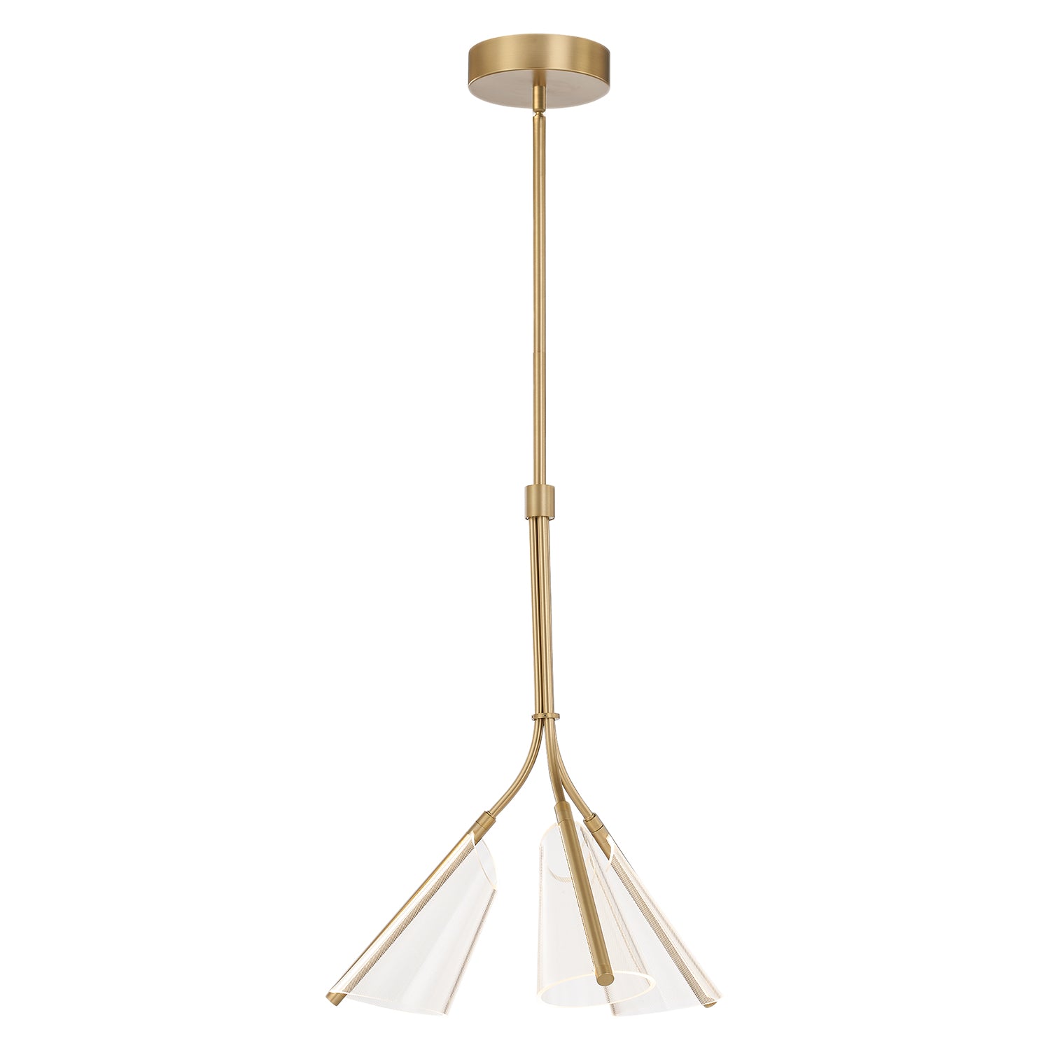 Mulberry 22-in Aluminum Pendant