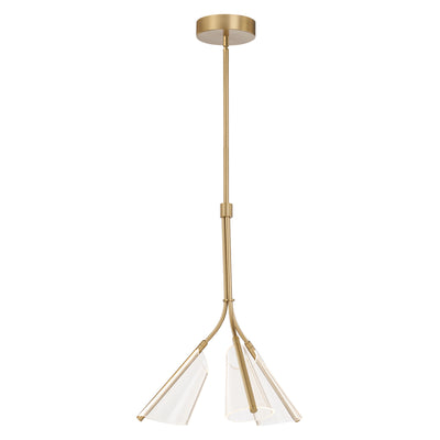 Mulberry 22-in Aluminum Pendant
