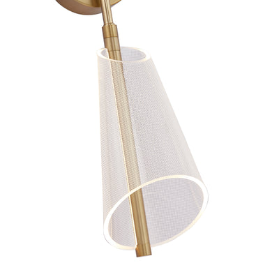 Mulberry 29-in Aluminum Acrylic Wall Sconce
