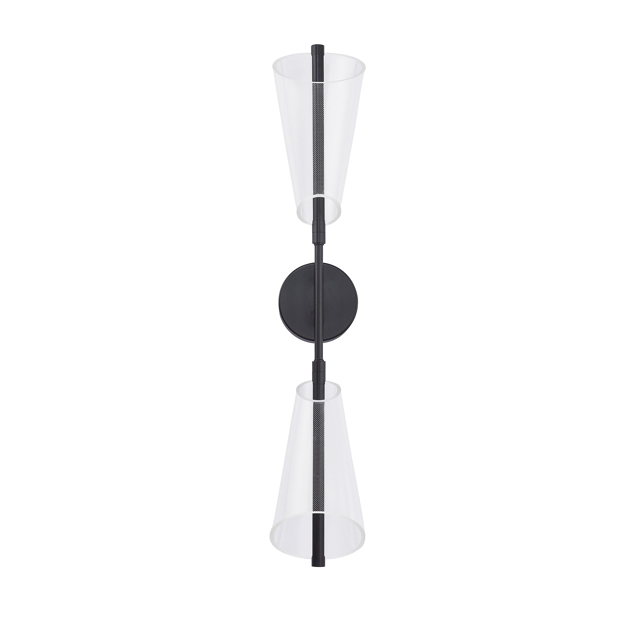 Mulberry 29-in Aluminum Acrylic Wall Sconce