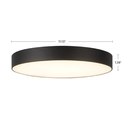 Musa 11-in Steel Flush Mount