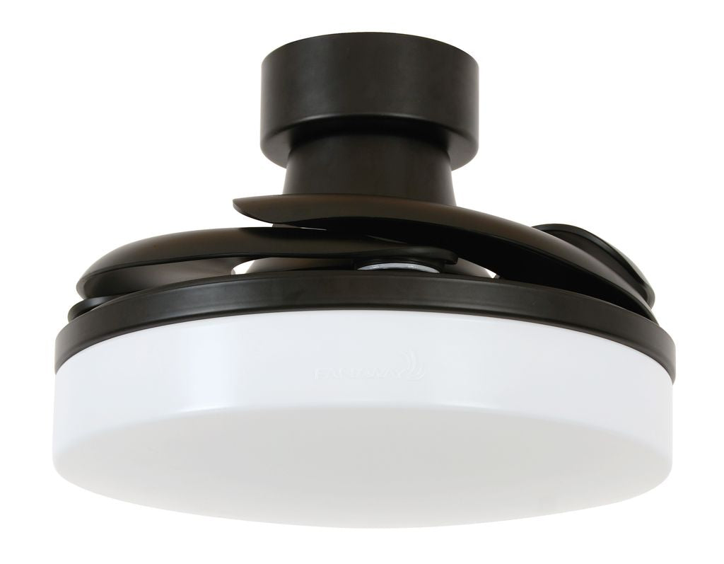 36 Inch Matte Black Retractable Blade Ceiling Fan