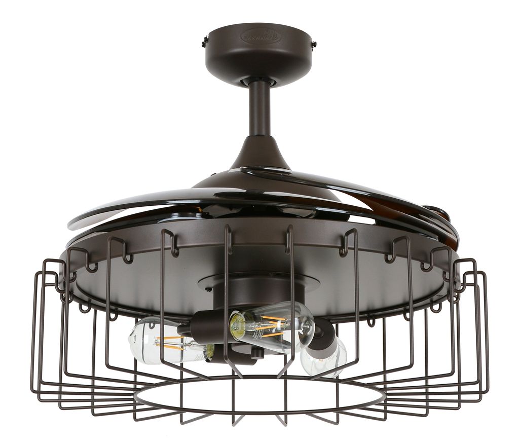 48 Inch Oil Rubbed Bronze Retractable Blade Ceiling Fan